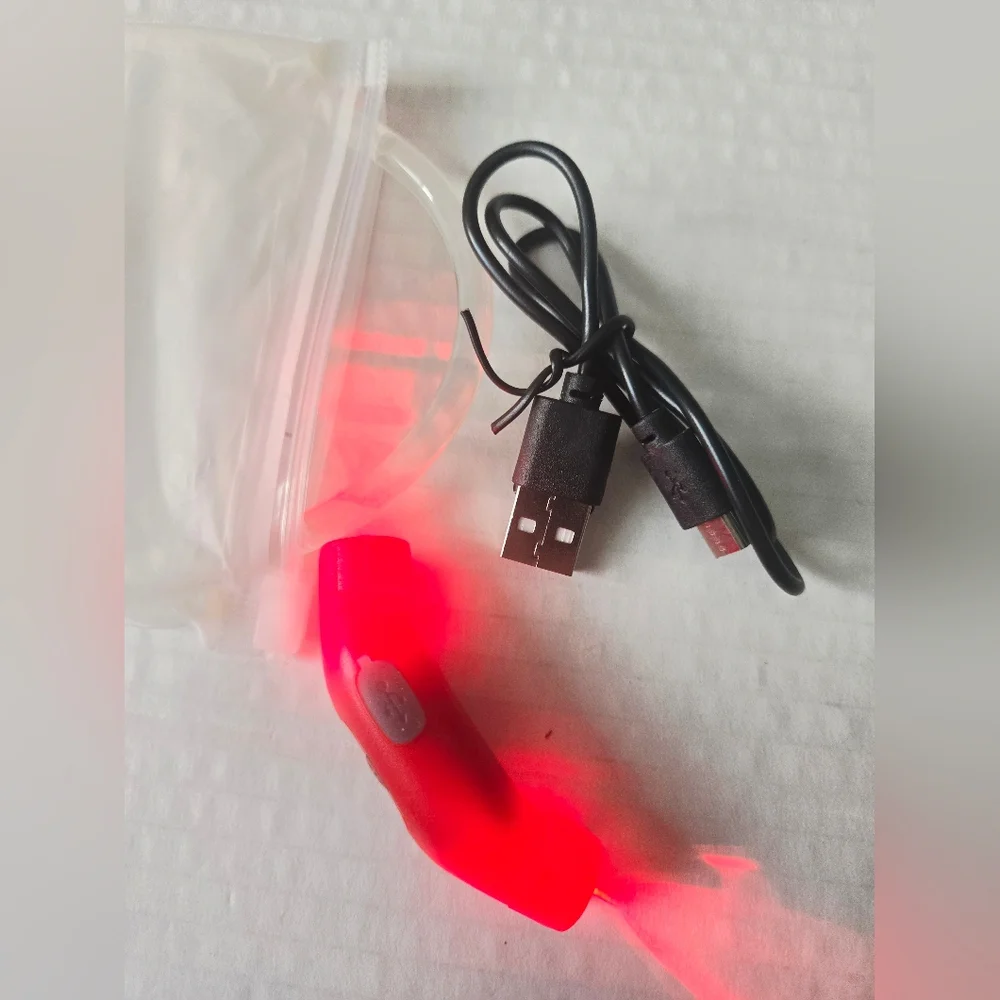 Rechargeable LED Dog Collar | Light Up Safety‎ Collar | Waterproof | Red